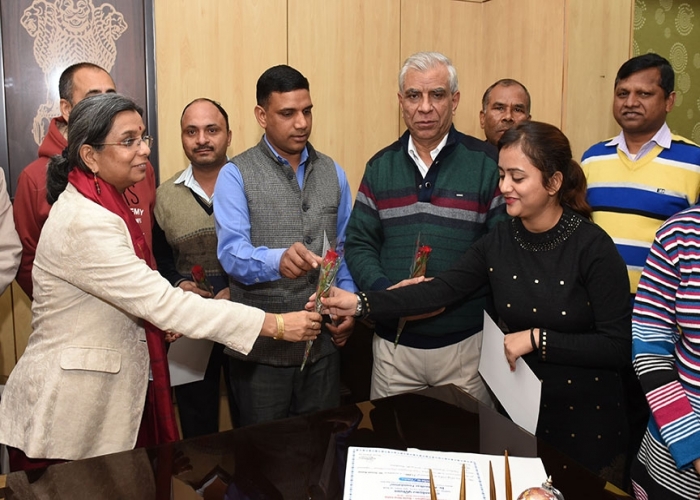 During observance of Vigilance Awareness Week with the Theme “Eradicate Corruption - Build a New India”,