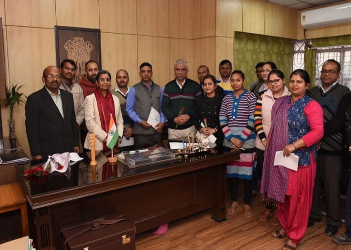 During observance of Vigilance Awareness Week with the Theme “Eradicate Corruption - Build a New India”,